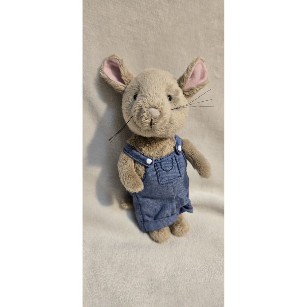 Douglas If You Give A Mouse A Cookie‎ Plush Mouse Blue Overalls Stuffed Animal